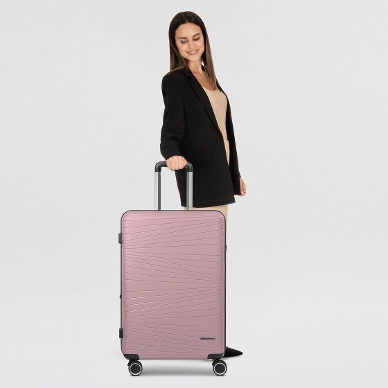 Franky Dallas 3.0 4 Rollen Trolley M 65 cm mit Dehnfalte