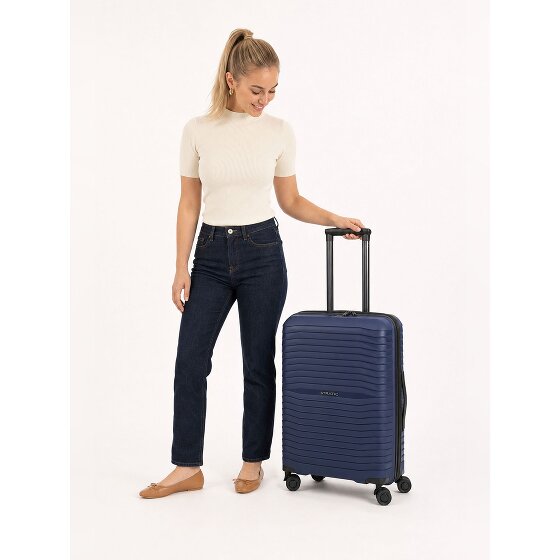 Stratic Shine 4 Rollen Trolley 66 cm mit Dehnfalte