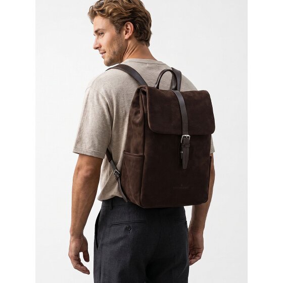 Castelijn & Beerens Veneto Daypack RFID Schutz Leder 40 cm Laptopfach