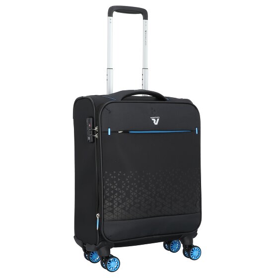 Roncato Crosslite 4 Rollen Kabinentrolley S 55 cm mit Dehnfalte