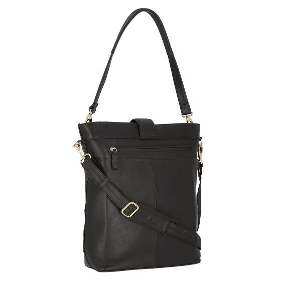 Plevier Bow Schultertasche Leder 30 cm Laptopfach