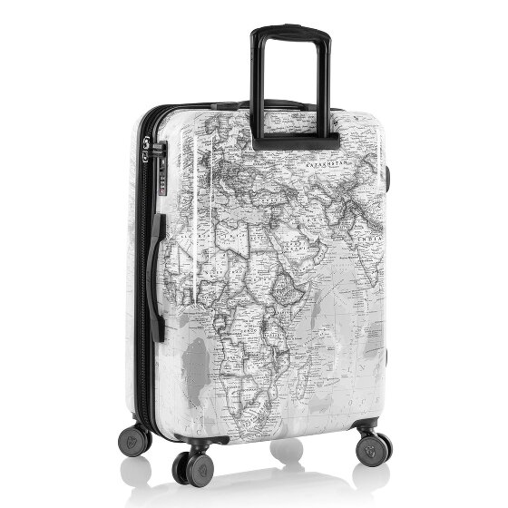 Heys Black Camo 4 Rollen Trolley M 66 cm mit Dehnfalte