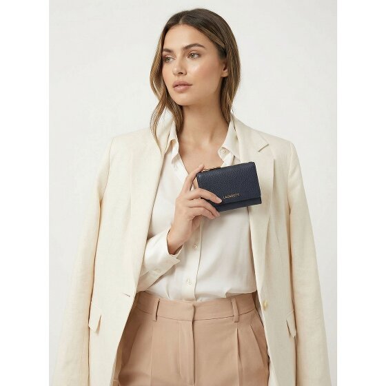 Lazarotti Bologna Leather XL Geldbörse mit Zip-Around Fach Leder 14 cm