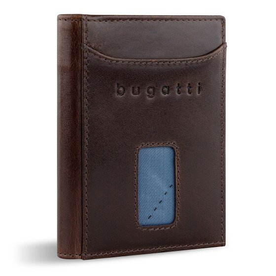 bugatti Secure Slim Geldbörse RFID Schutz Leder 8 cm