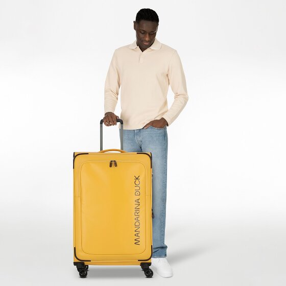 Mandarina Duck Eco Coated 4 Rollen Trolley L 78 cm mit Dehnfalte