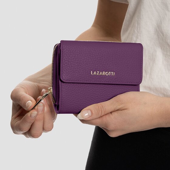 Lazarotti Bologna Leather Geldbörse Leder 12 cm