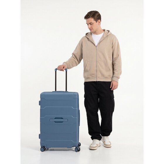 Heys ReNew 4 Rollen Trolley M 66 cm mit Dehnfalte