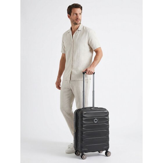 Delsey Paris Meteor 4 Rollen Kabinentrolley 55 cm mit Dehnfalte