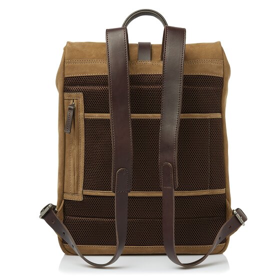 Castelijn & Beerens Veneto Business-Rucksack RFID Schutz Leder 39 cm Laptopfach