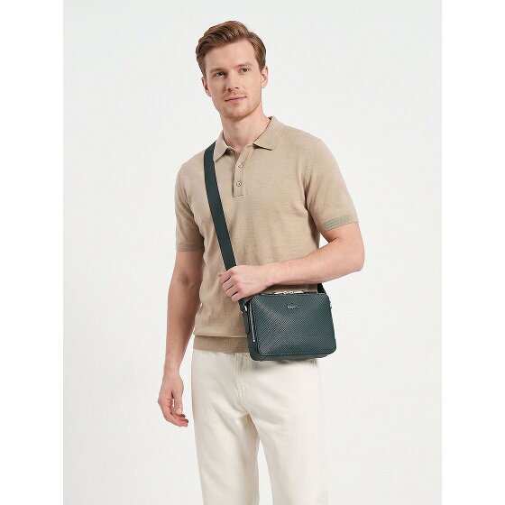 Lacoste Chantaco Umhängetasche Leder 20.5 cm