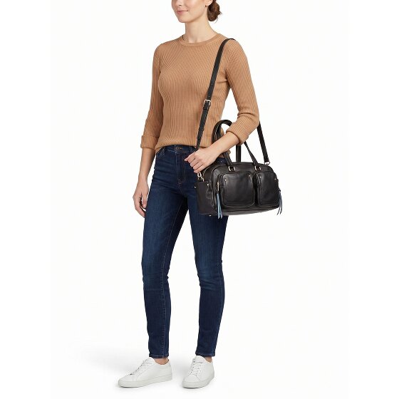 DuDu Pocket Schultertasche Leder 33 cm