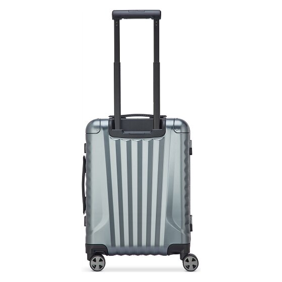 Roncato Uno Aluminium 4-Rollen Kabinentrolley Aluminium 55 cm