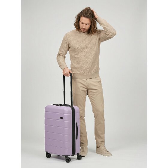 Saxoline Miami 4 Rollen Trolley M 65 cm mit Dehnfalte