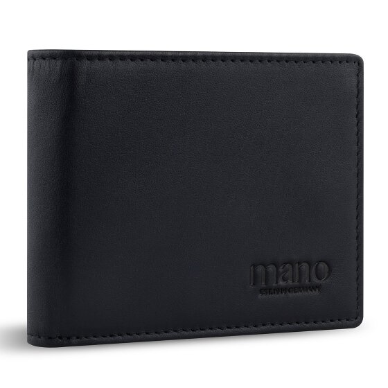mano Don Andrea Geldbörse RFID Schutz Leder 9.5 cm