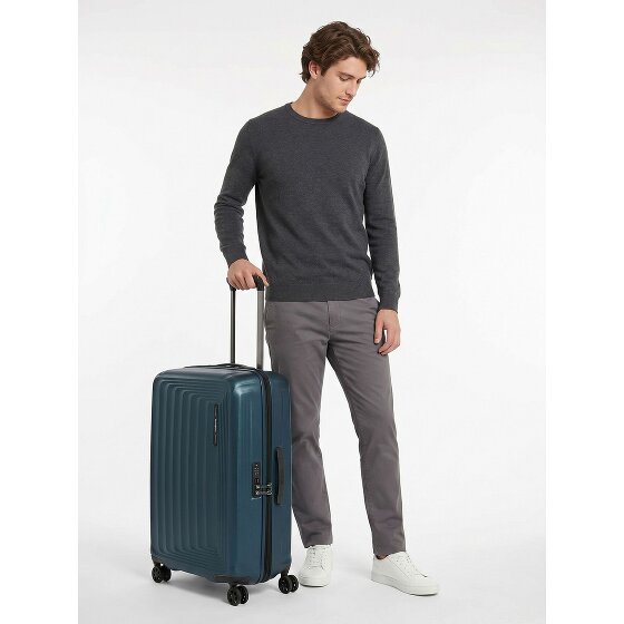 Samsonite Nuon 4 Rollen Trolley 69 cm mit Dehnfalte