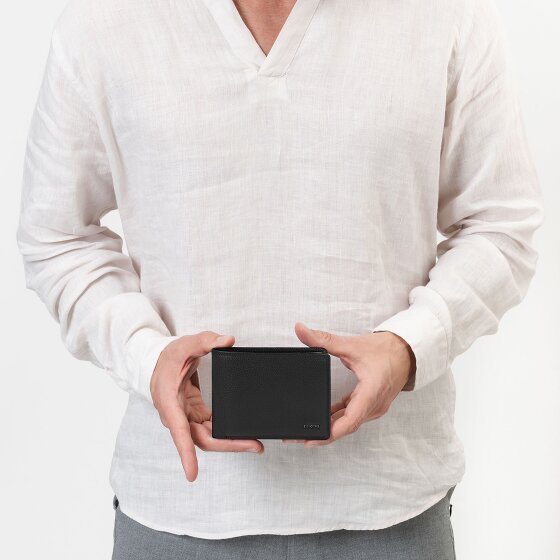 Redolz Leather Essentials QF Geldbörse RFID Leder 12 cm ausklappbar