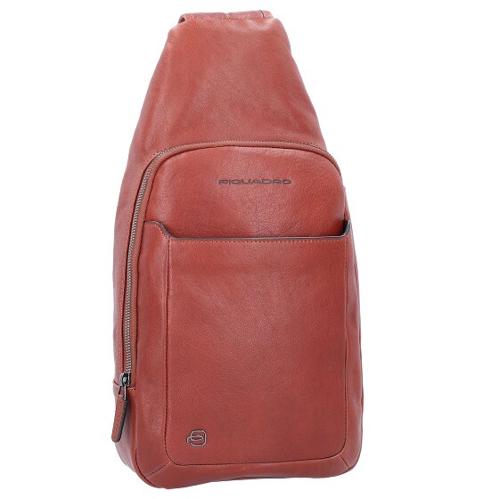 Piquadro Black Square Sling Bag Leder 39 cm