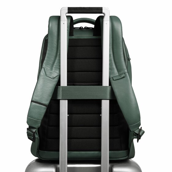 Piquadro Russel Daypack RFID Schutz Leder 41 cm Laptopfach