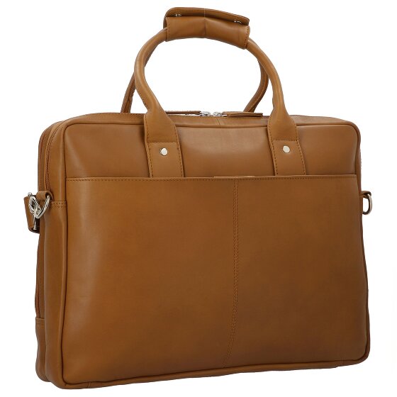 Dermata Aktentasche Leder 39 cm Laptopfach