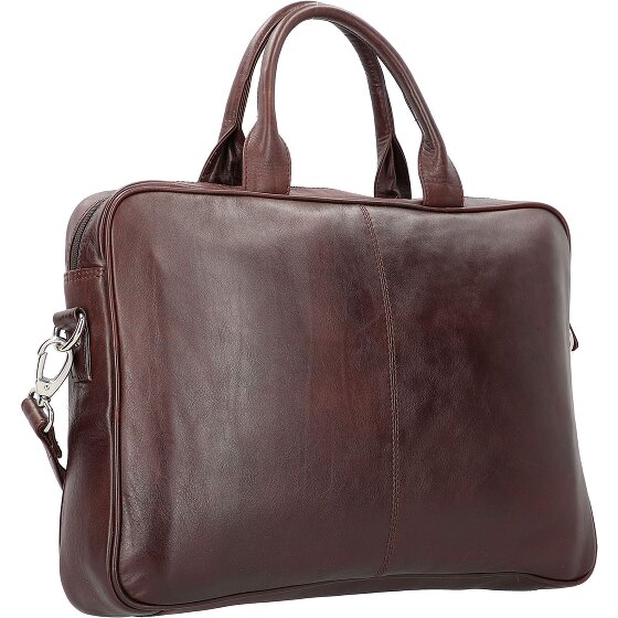 Dermata Aktentasche Leder 39 cm Laptopfach