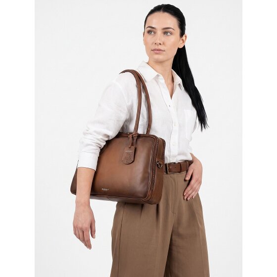 Burkely Ledger Aktentasche Leder 40 cm Laptopfach