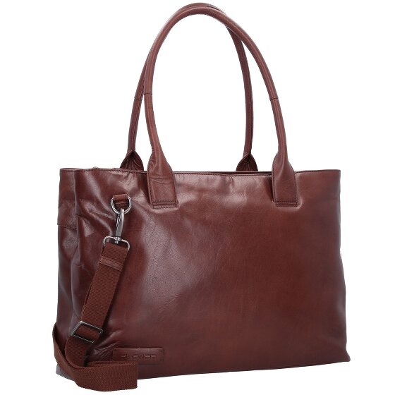 Plevier Rock Amber Schultertasche Leder 43 cm Laptopfach