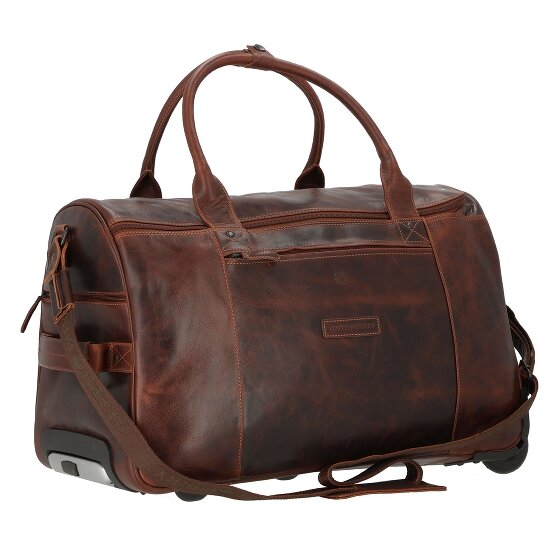 Greenburry Rugged 2 Rollen Reisetasche Leder 53 cm