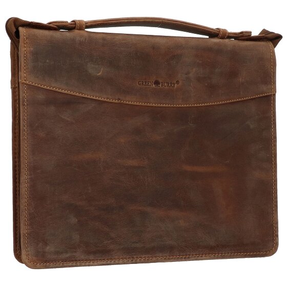 Greenburry Vintage Ringmappe Leder 34 cm