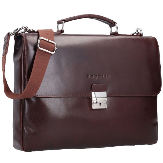 bugatti Romano Aktentasche Leder 40 cm Laptopfach