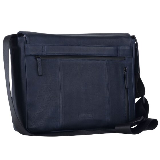Leonhard Heyden Den Haag Messenger Leder 37 cm Laptopfach