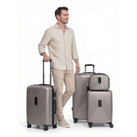 Redolz Essentials 14 4-Rollen Kofferset + Beautycase 4 tlg. mit Dehnfalte