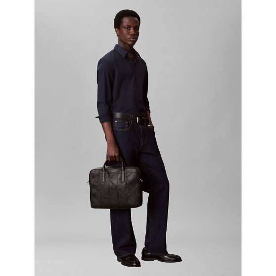 Calvin Klein Embossed Aktentasche 36 cm Laptopfach