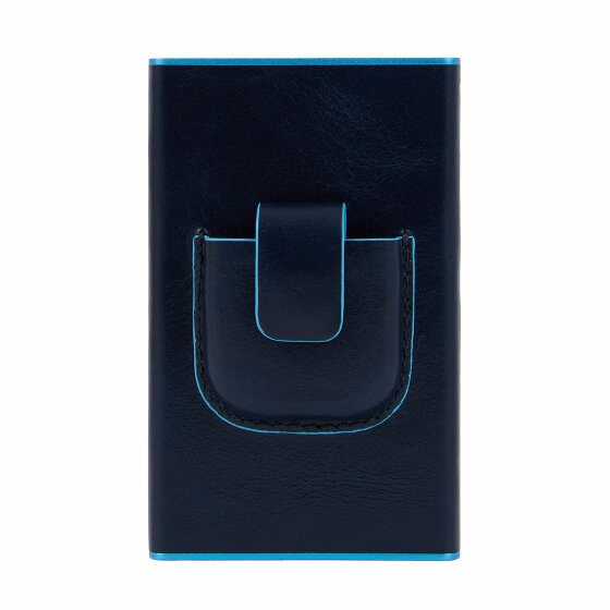 Piquadro Black Square Kreditkartenetui RFID Schutz Leder 6 cm