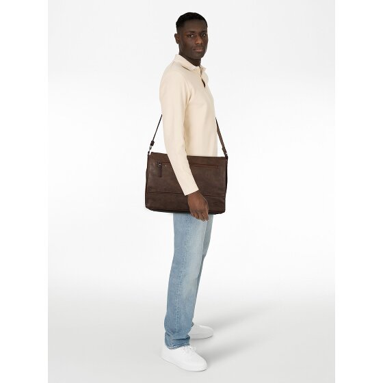 camel active Traces Messenger Leder 38.5 cm Laptopfach