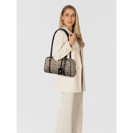 U.S. Polo Assn. Jacquard Schultertasche 29 cm