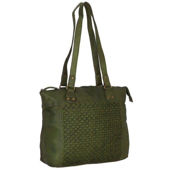 Greenland Nature Femi & Nine Schultertasche Leder 35 cm