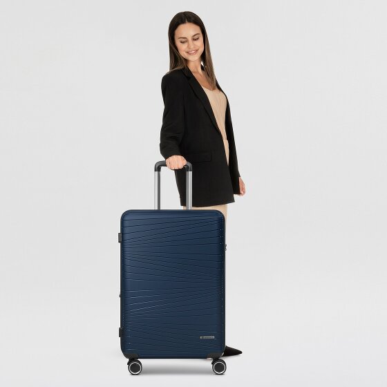 Franky Dallas 3.0 4 Rollen Trolley M 65 cm mit Dehnfalte