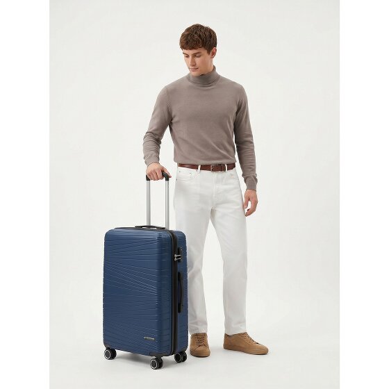 Franky Dallas 3.0 4 Rollen Trolley M 65 cm mit Dehnfalte