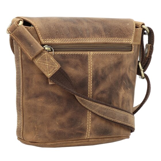 Greenburry Vintage Umhängetasche Leder 20 cm