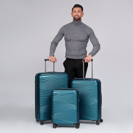 Pactastic Collection 02 THE THREE SET 4 Rollen Kofferset 3-teilig