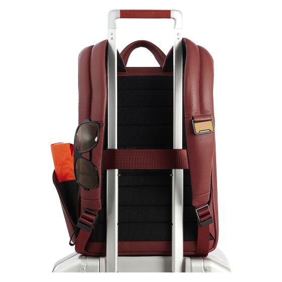 Piquadro Russell Business-Rucksack RFID Schutz Leder 42 cm Laptopfach
