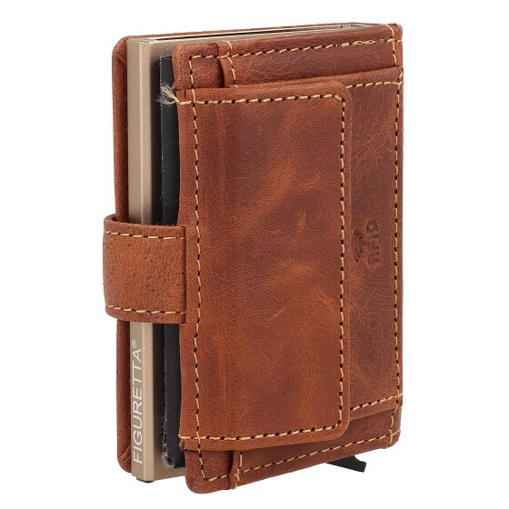 Greenburry Vintage Geldbörse RFID Schutz Leder 7.5 cm