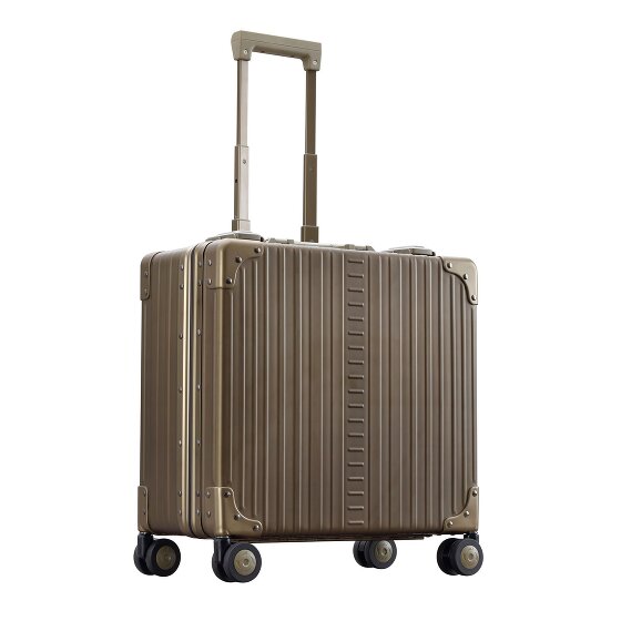 Aleon Deluxe 4-Rollen Businesstrolley Aluminium 45 cm