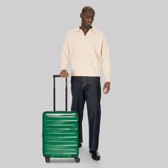 Bergpfeil Travel 4 Rollen Kabinentrolley S 55 cm mit Dehnfalte