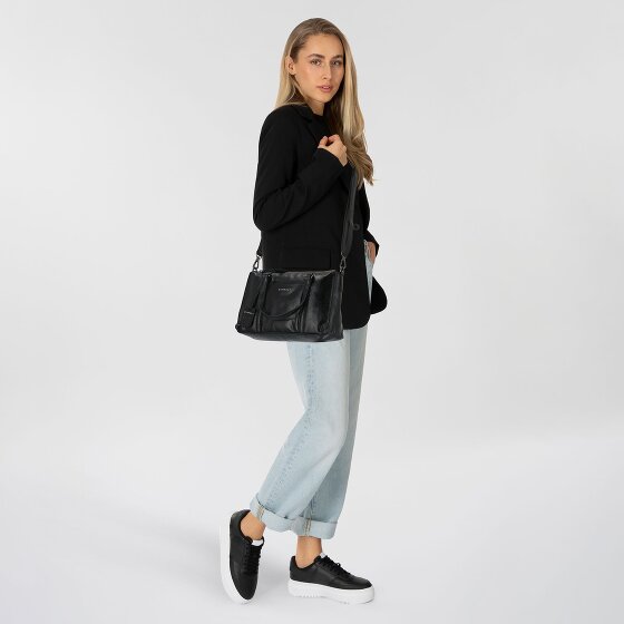 Burkely Creased Crystal Handtasche Leder 27 cm