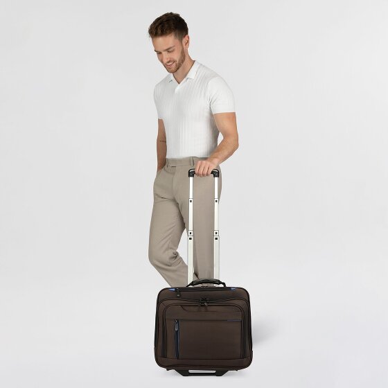 Dermata 2-Rollen Businesstrolley 42  cm Laptopfach
