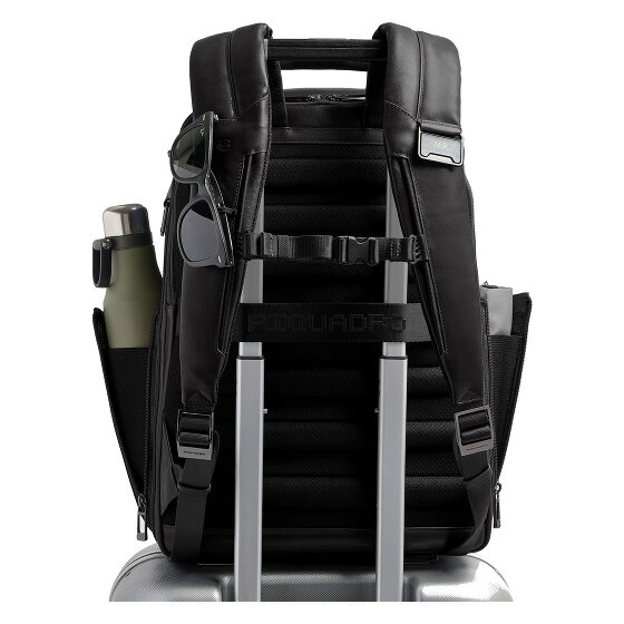 Piquadro Victor Daypack RFID Schutz Leder 46 cm Laptopfach