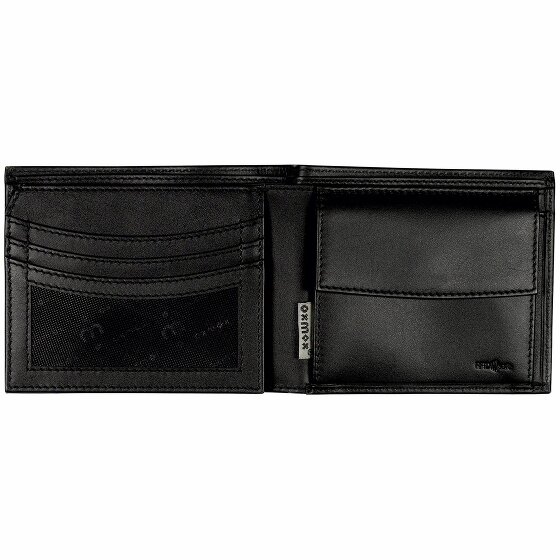 oxmox Leather Geldbörse RFID Schutz Leder 12 cm