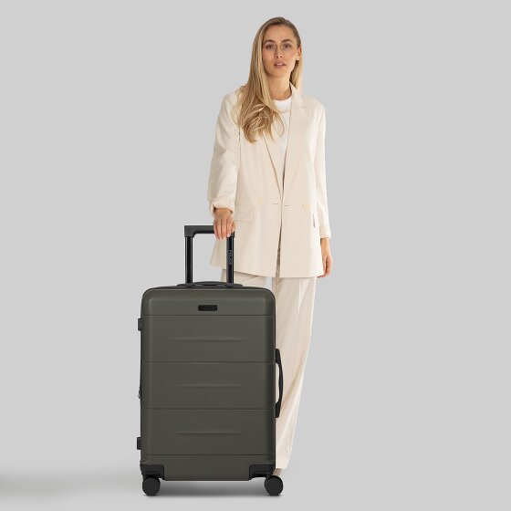 Police London 4 Rollen Trolley 64 cm mit Dehnfalte