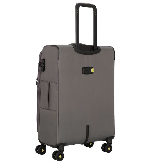 d&n Travel Line 9704 4 Rollen Trolley M 68 cm mit Dehnfalte